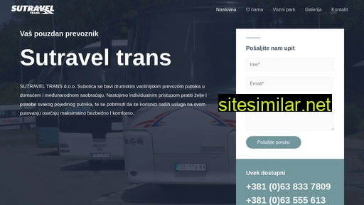 sutraveltrans.rs alternative sites
