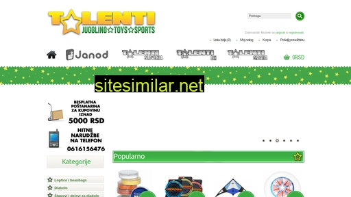 talenti.rs alternative sites