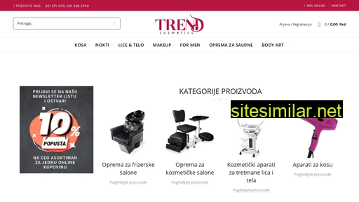 trend-cosmetics.co.rs alternative sites
