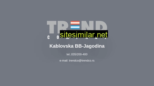 trendco.rs alternative sites