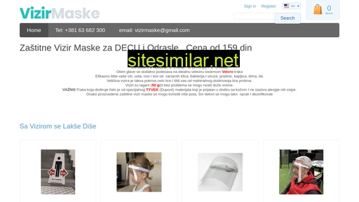 vizirmaske.rs alternative sites