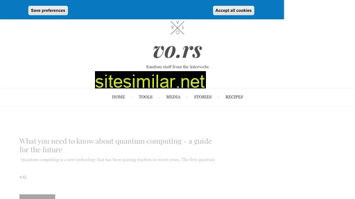 vo.rs alternative sites