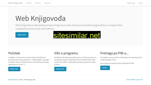 webknjigovodja.rs alternative sites