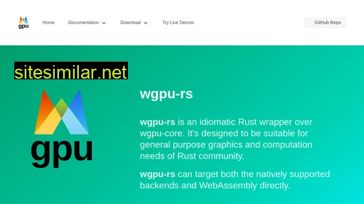 wgpu.rs alternative sites