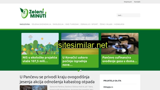 zeleniminuti.rs alternative sites