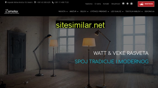 zemetex.rs alternative sites