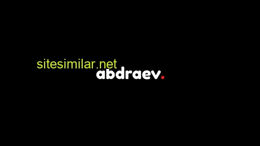 abdraev.ru alternative sites
