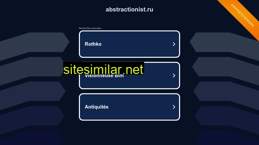 Abstractionist similar sites
