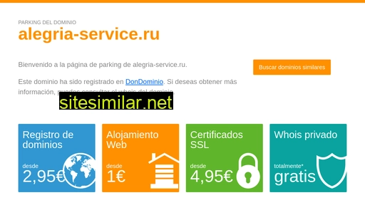 Alegria-service similar sites