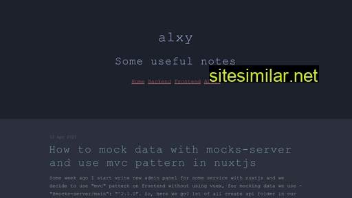 Alxy similar sites