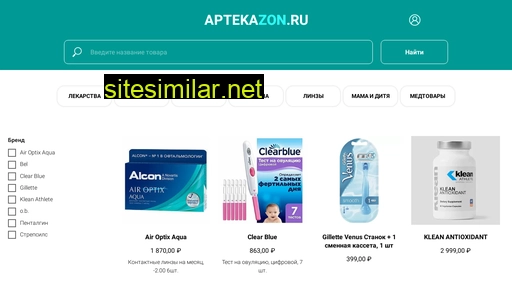 aptekazon.ru alternative sites