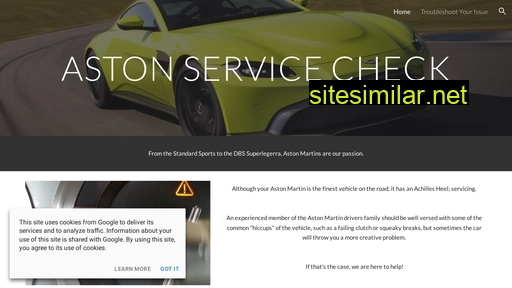 Aston-service-check similar sites