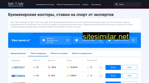 betlab.ru alternative sites