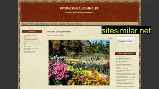 Business-babushka similar sites