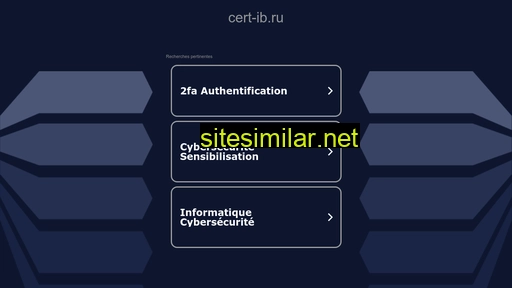 cert-ib.ru alternative sites