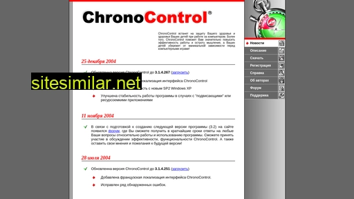 chronocontrol.ru alternative sites