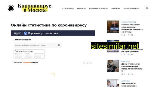 coronavirus-v-moskve.ru alternative sites