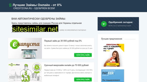 creditzona.ru alternative sites