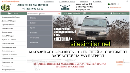ctg-patriot.ru alternative sites