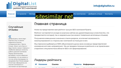 digitallist.ru alternative sites