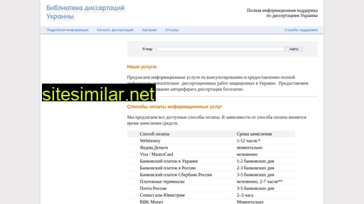 disserr.ru alternative sites