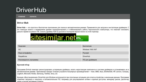driver-hub.ru alternative sites