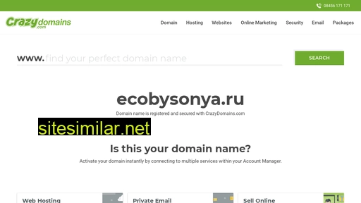 ecobysonya.ru alternative sites
