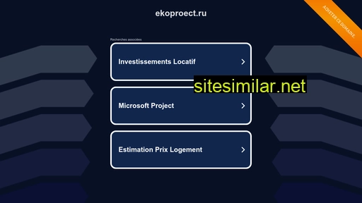 ekoproect.ru alternative sites