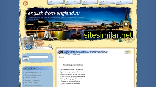English-from-england similar sites