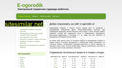 e-ogorodik.ru alternative sites