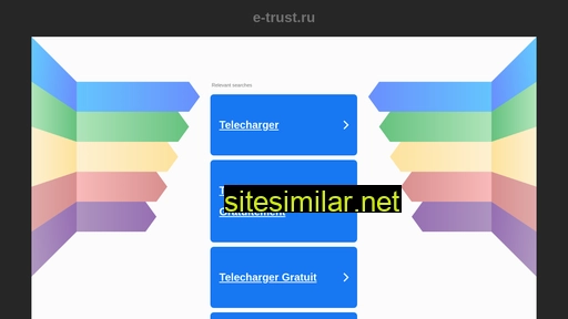 e-trust.ru alternative sites