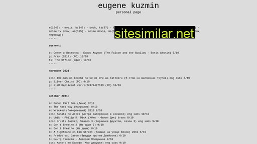 eugenekuzmin.ru alternative sites