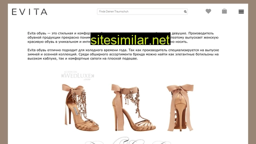 Evita-shoes similar sites