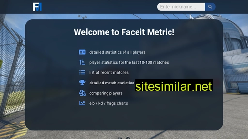 Faceit-metric similar sites