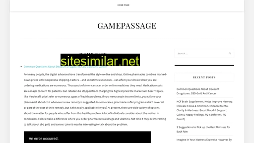 gamepassage.ru alternative sites
