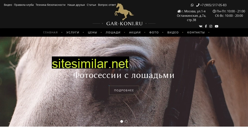 gar-koni.ru alternative sites