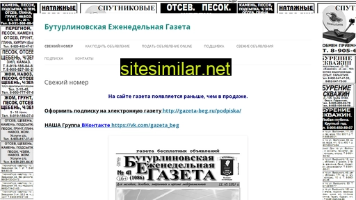 Gazeta-beg similar sites