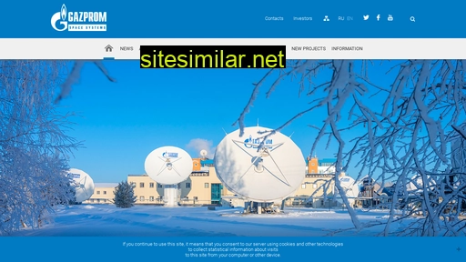 Gazprom-spacesystems similar sites