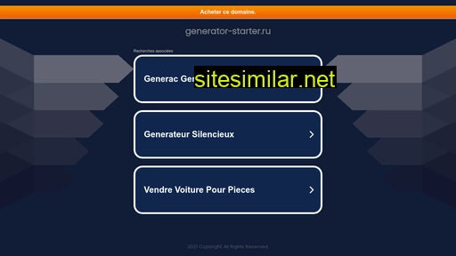 Generator-starter similar sites
