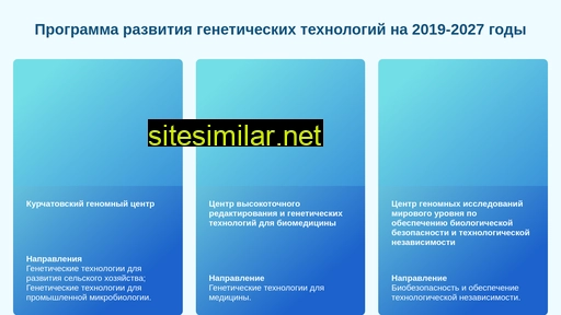genomeprogram.ru alternative sites