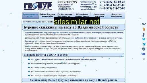 geobur33.ru alternative sites