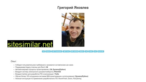 gregory-yakovlev.ru alternative sites
