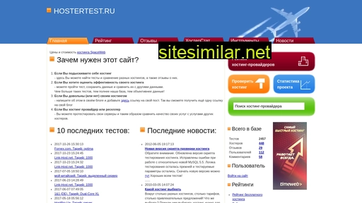 hostertest.ru alternative sites