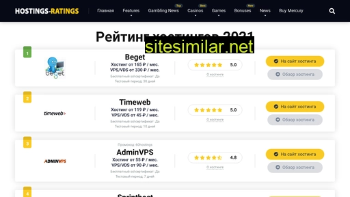 hostings-ratings.ru alternative sites