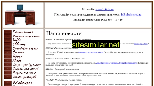 izstola.ru alternative sites