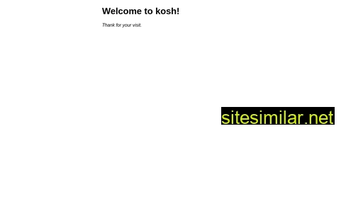 Kosh544 similar sites