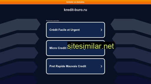 Kredit-buro similar sites