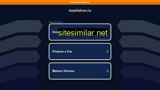 mashdvor.ru alternative sites