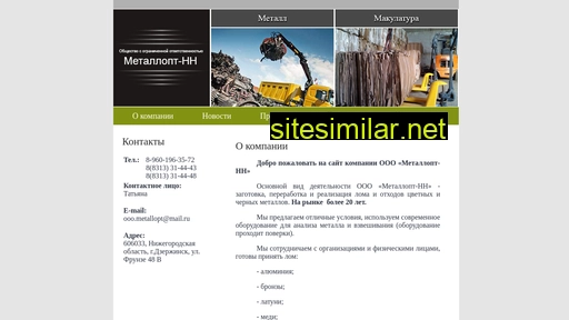 metallopt-nn.ru alternative sites