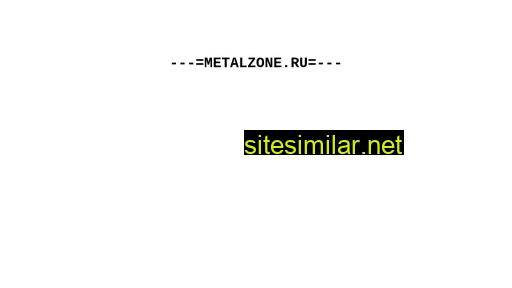 metalzone.ru alternative sites